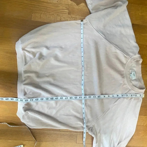 Aerie Blush Velour Sweatshirt - Picture 13 of 13